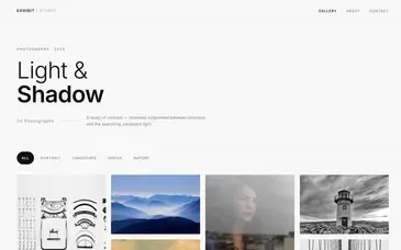 Exhibit Studio: Yammbo Web template preview