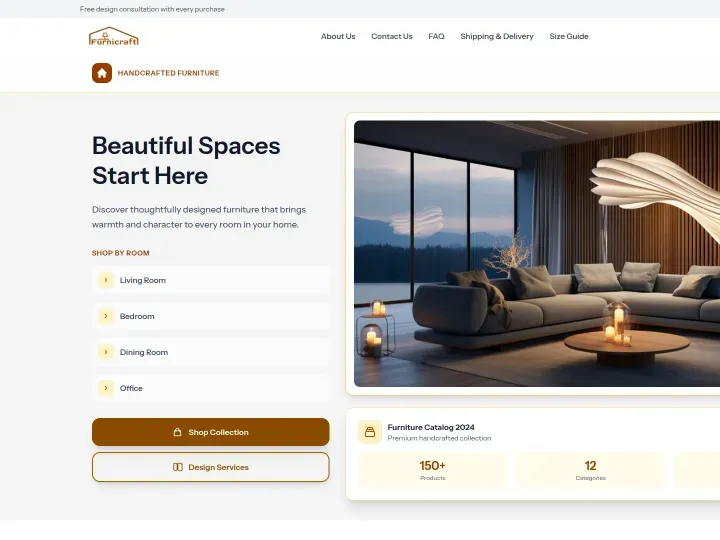 Furniture theme: Interior design storefront design