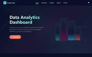 Graph Page: Yammbo Web template preview